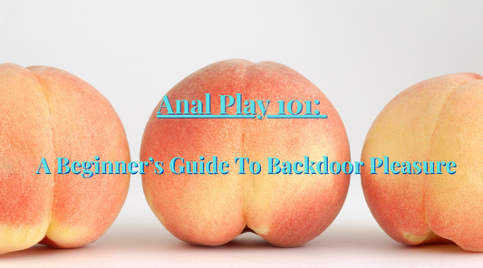 Anal Play 101 SugarX blog post picture featuring peaches that look like booties.