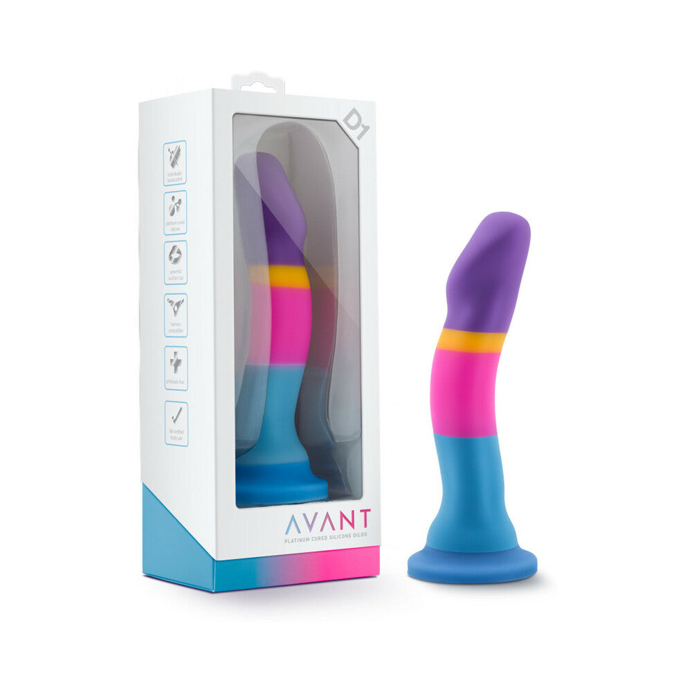 Avant D1 - Hot 'n' Cool showcasing its design as a non-phallic dildo with suction cup. Available at SugarX in Sex Toys in the Dildo collection.