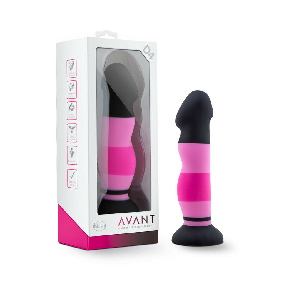 Avant D4 - Sexy in Pink showcasing its design as a non-realistic non-phallic dildo. Available at SugarX in Sex Toys in the Dildo collection.