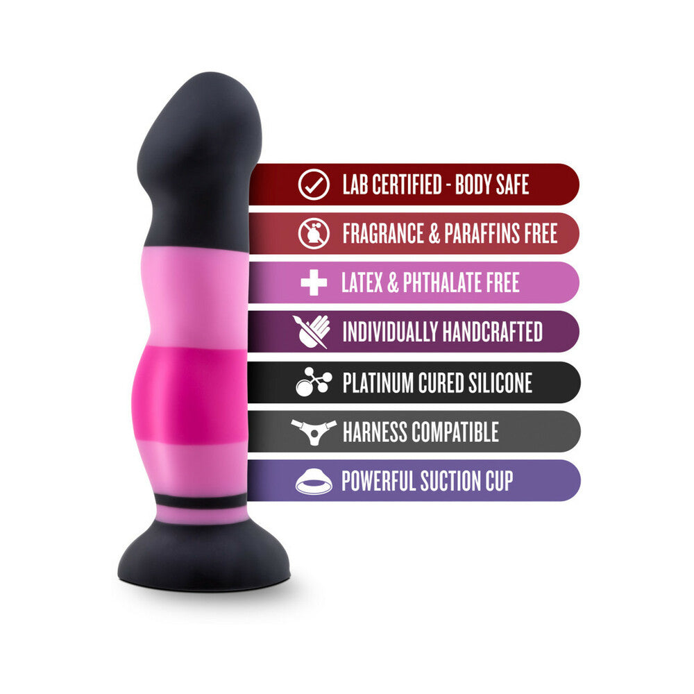 Avant D4 - Sexy in Pink showcasing its design as a non-realistic non-phallic dildo. Available at SugarX in Sex Toys in the Dildo collection.