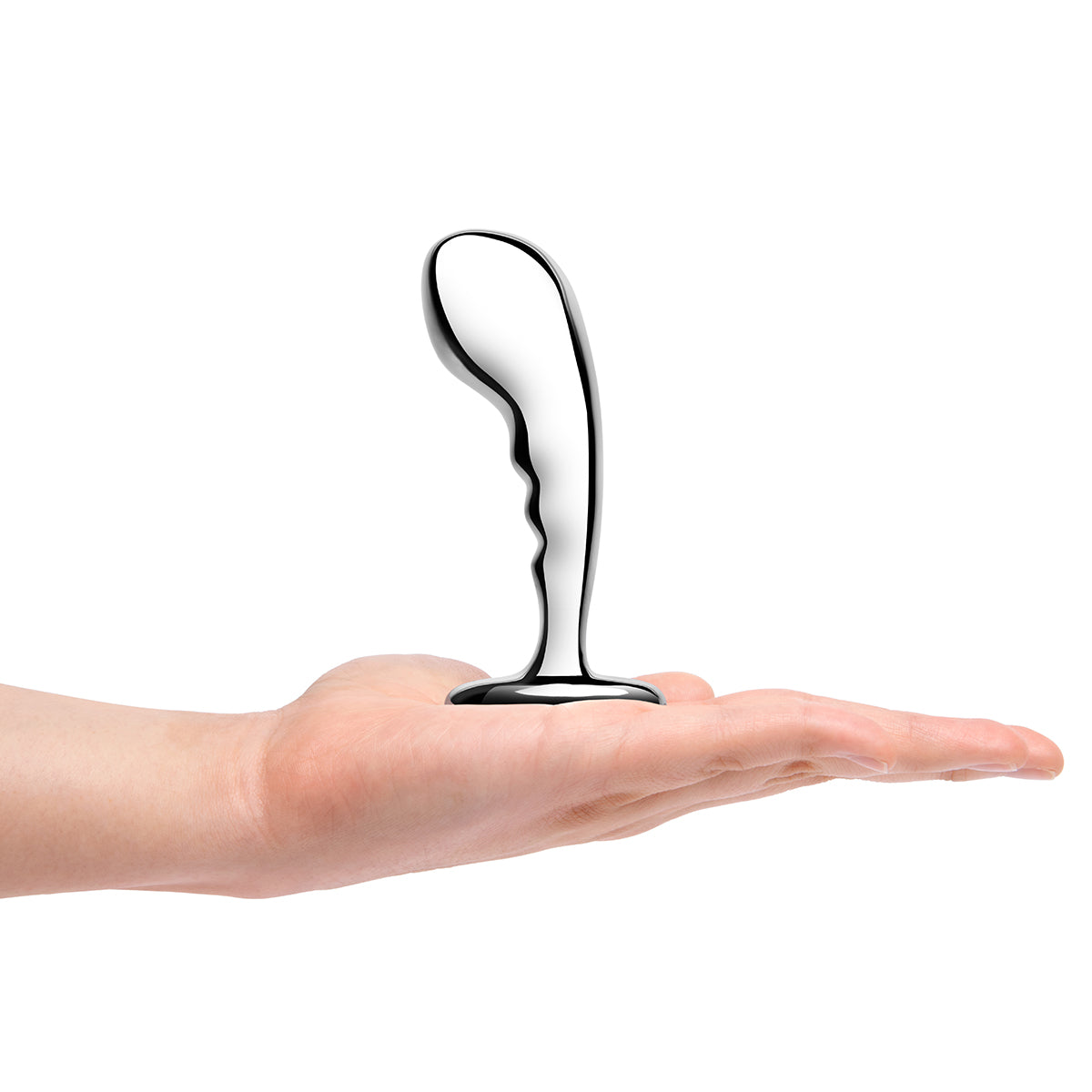 B-Vibe Stainless Steel P-Spot Training Set on white background. Available at SugarX in Sex Toys in the Butt Plug collection.