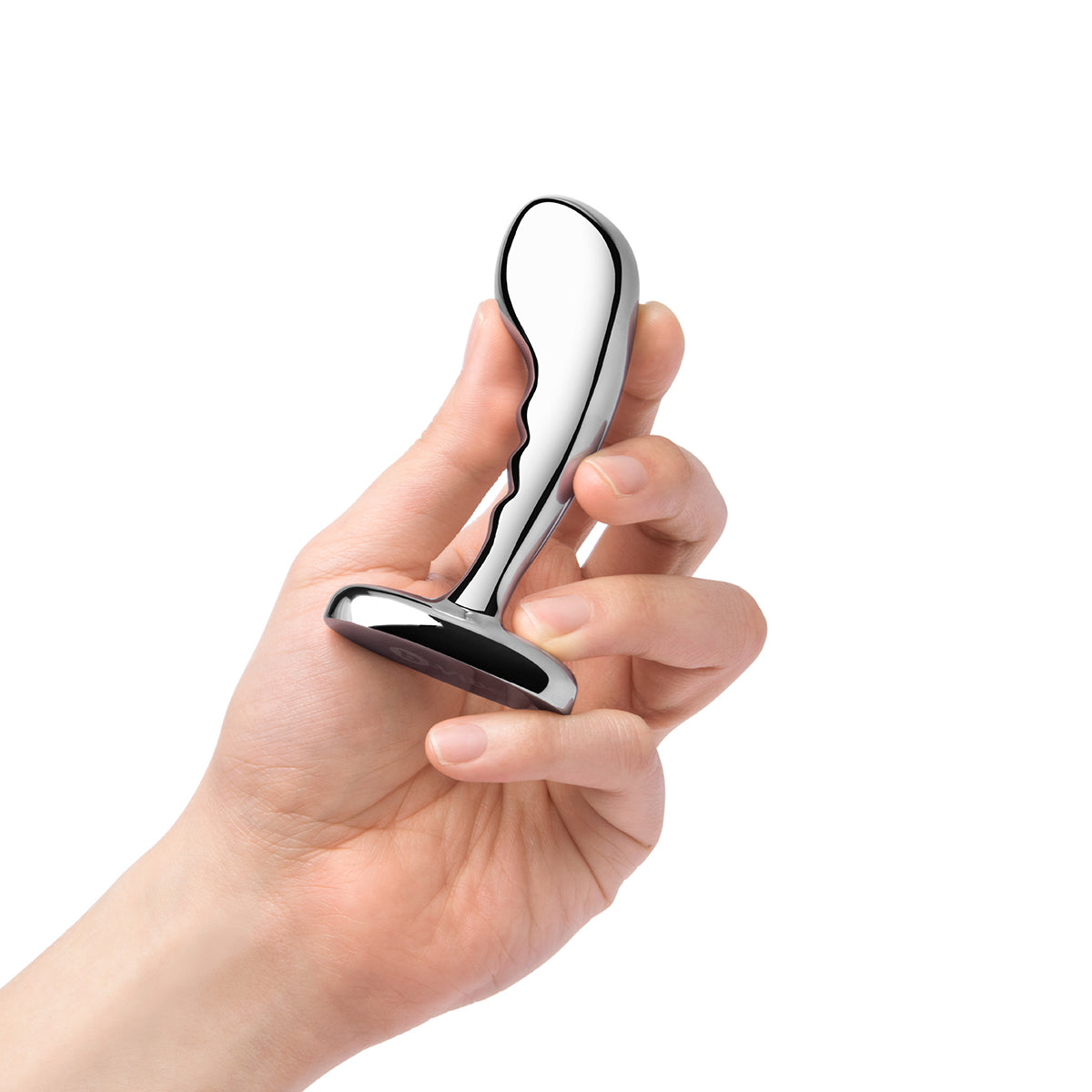 B-Vibe Stainless Steel P-Spot Training Set on white background. Available at SugarX in Sex Toys in the Butt Plug collection.