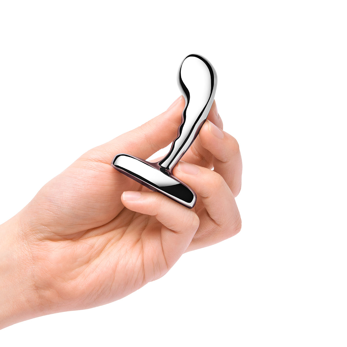 B-Vibe Stainless Steel P-Spot Training Set on white background. Available at SugarX in Sex Toys in the Butt Plug collection.