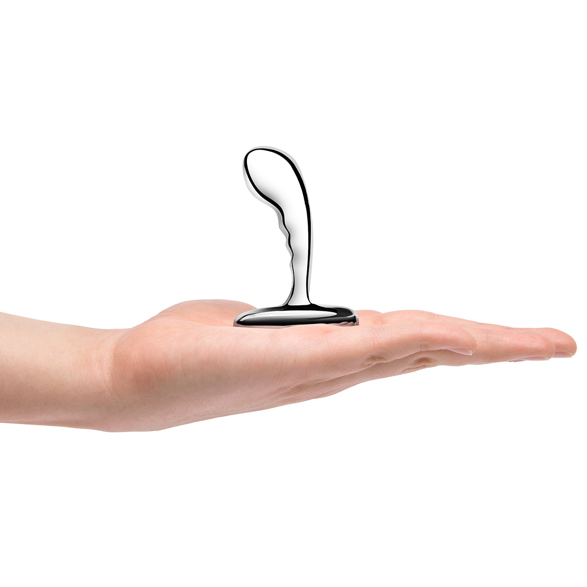 B-Vibe Stainless Steel P-Spot Training Set on white background. Available at SugarX in Sex Toys in the Butt Plug collection.