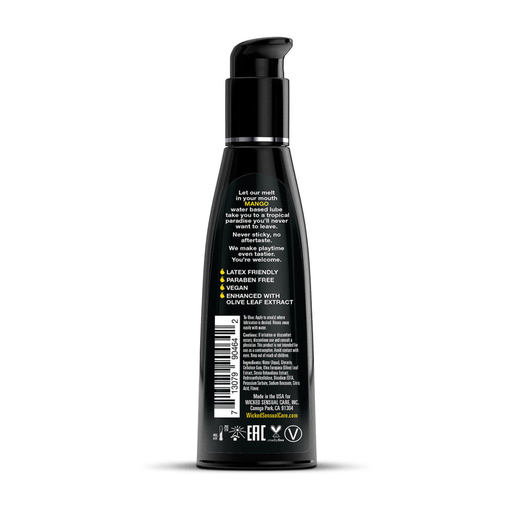 Wicked Aqua Mango 4oz Flavored Lube