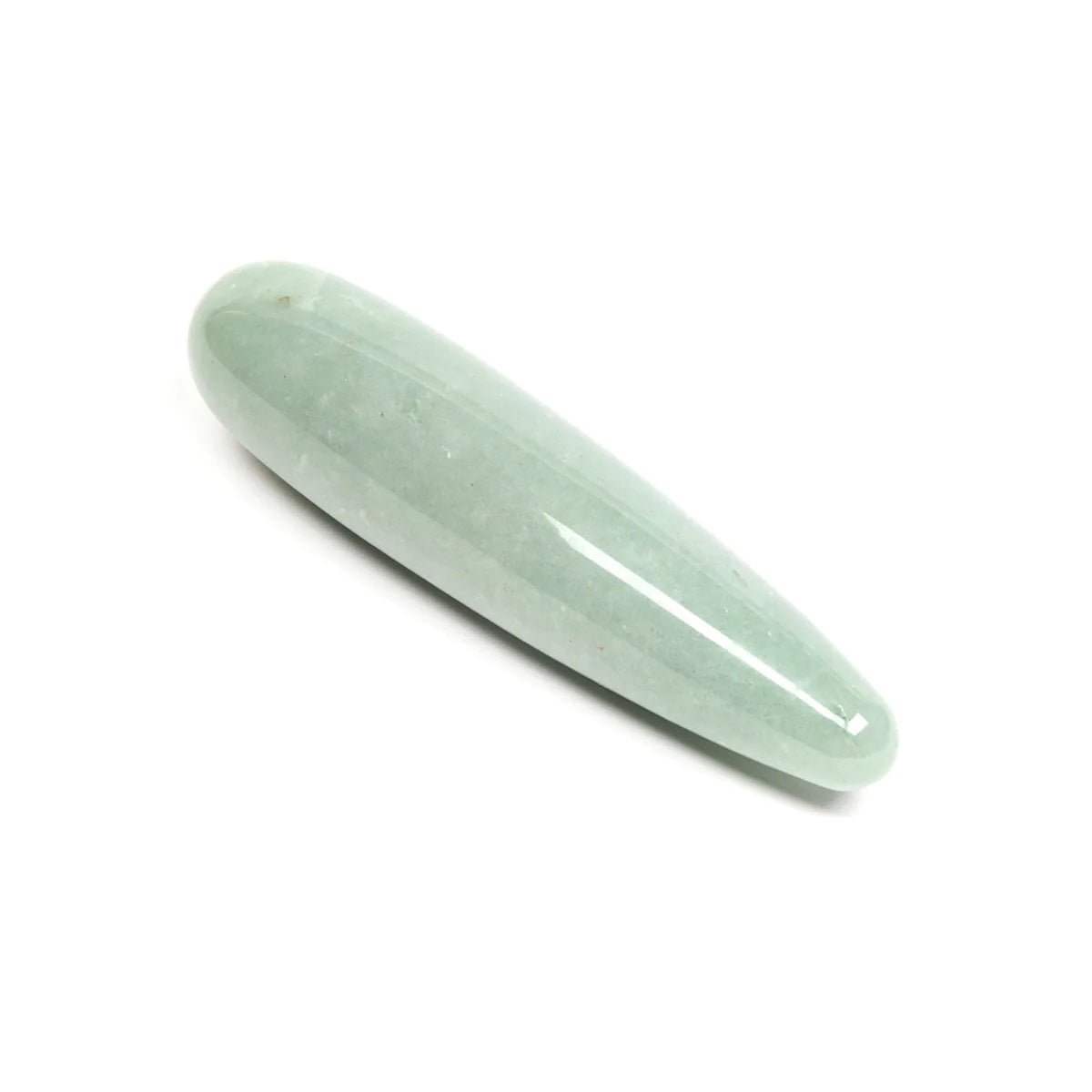 Sensual healing crystal wand made from green aventurine jade by Chakrubs at SugarX.