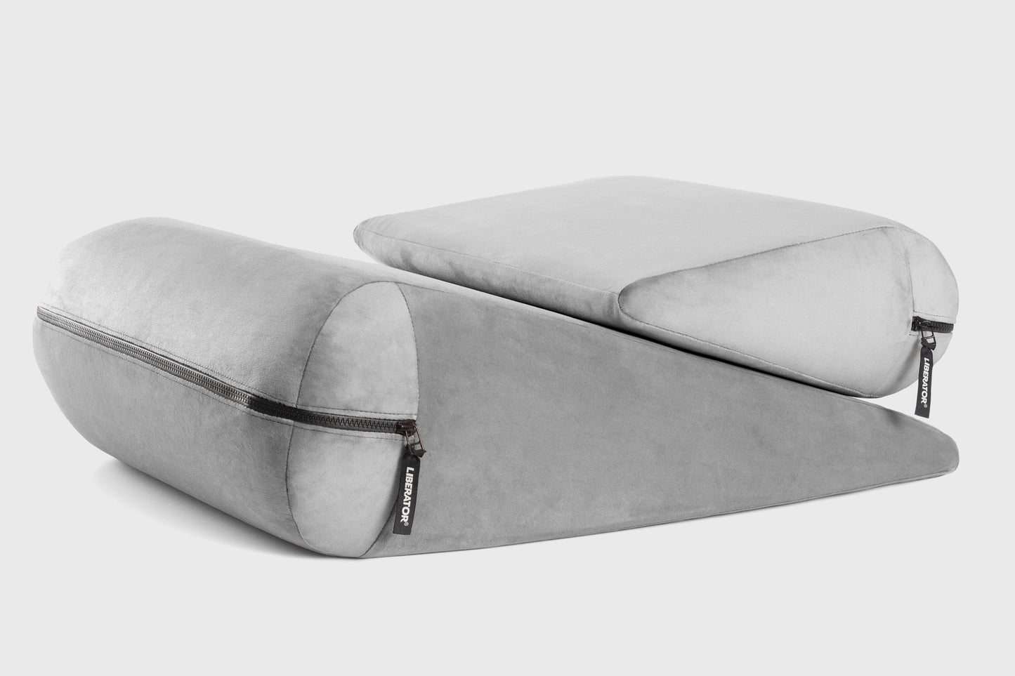 Liberator Jaz Duet Sensual Positioning Pillows - Grey