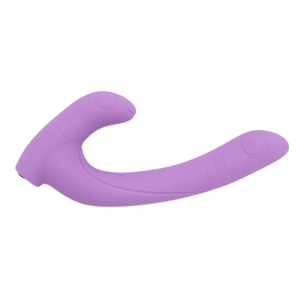 Lavender Jix rabbit vibrator displayed on a white background, a gender-inclusive sex toy by Cute Little Fuckers.