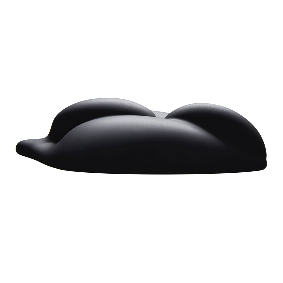 B.Cush Black on white background. Available at SugarX in Sex Toys in the Grinder collection.