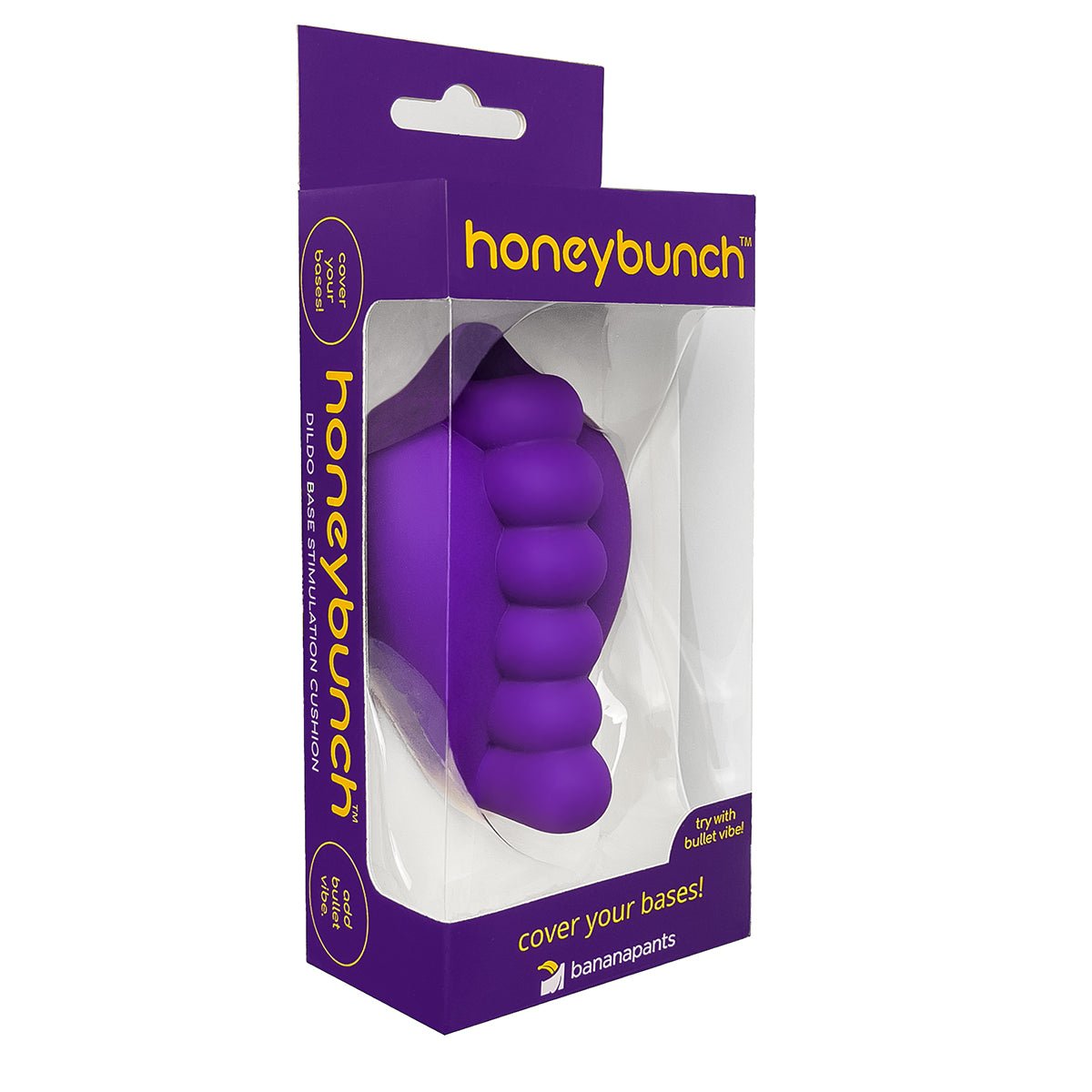 Honeybunch on white background. Available at SugarX in Sex Toys in the Grinder collection.
