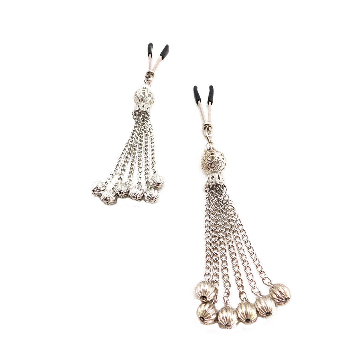 Bijoux de Nip Chain Tassel Nipple Clamps, Tweezer