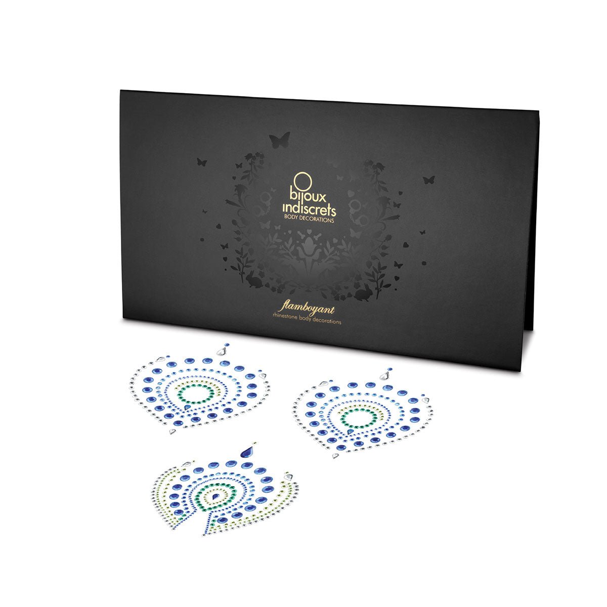 Bijoux Indiscrets Flamboyant - Blue/Green Body Jewels & Tattoos