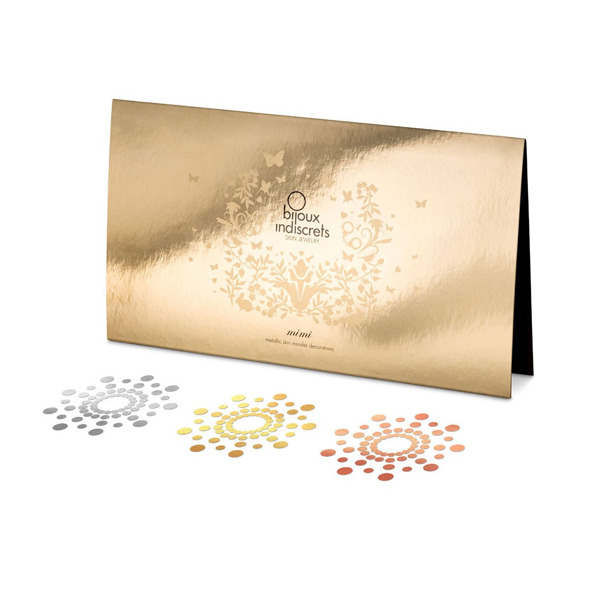 Bijoux Indiscrets Mimi Metallic Temporary Tattoos 6pk Body Jewels & Tattoos