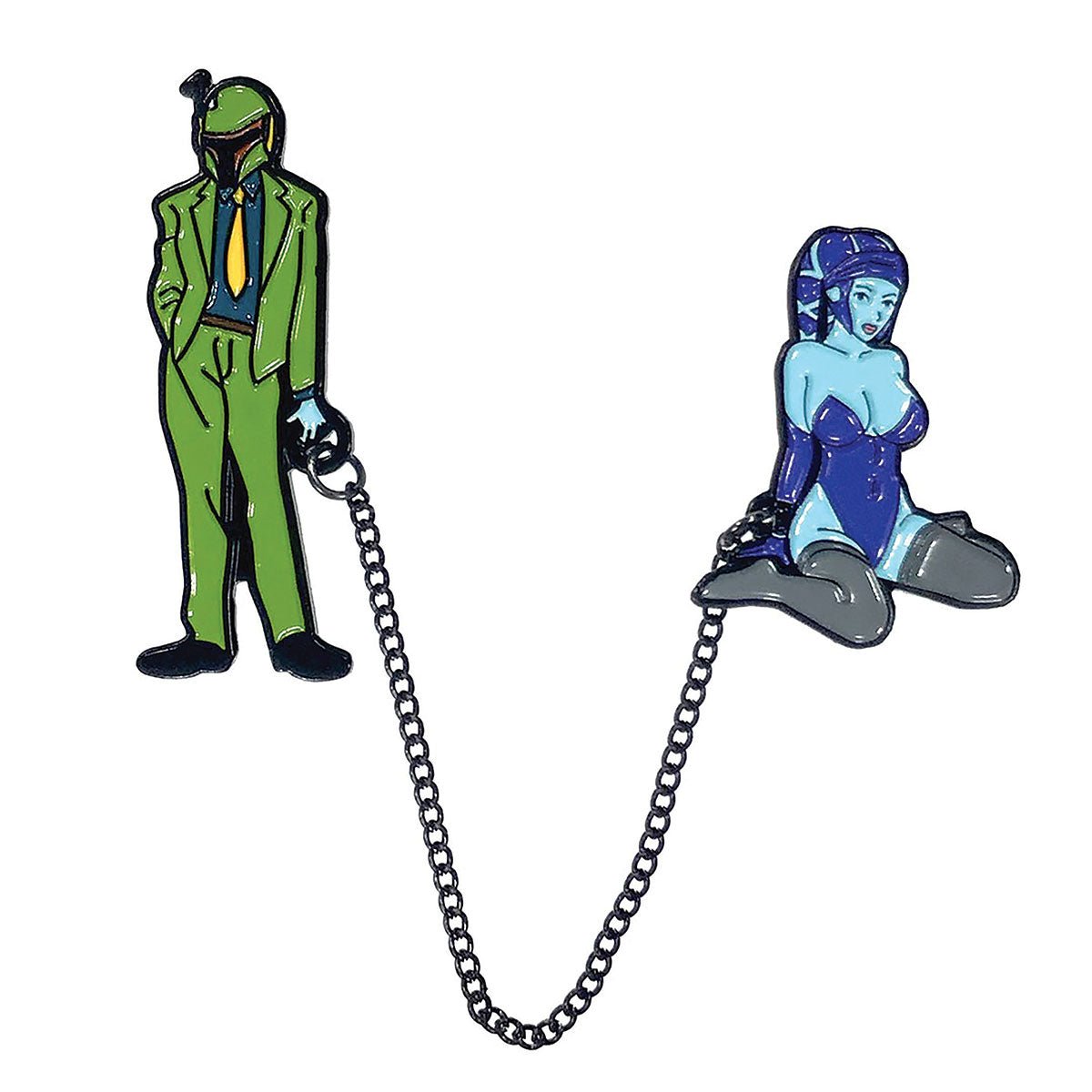 Geeky & Kinky Boba Fett Pimp & Slave Duo Pin Pins