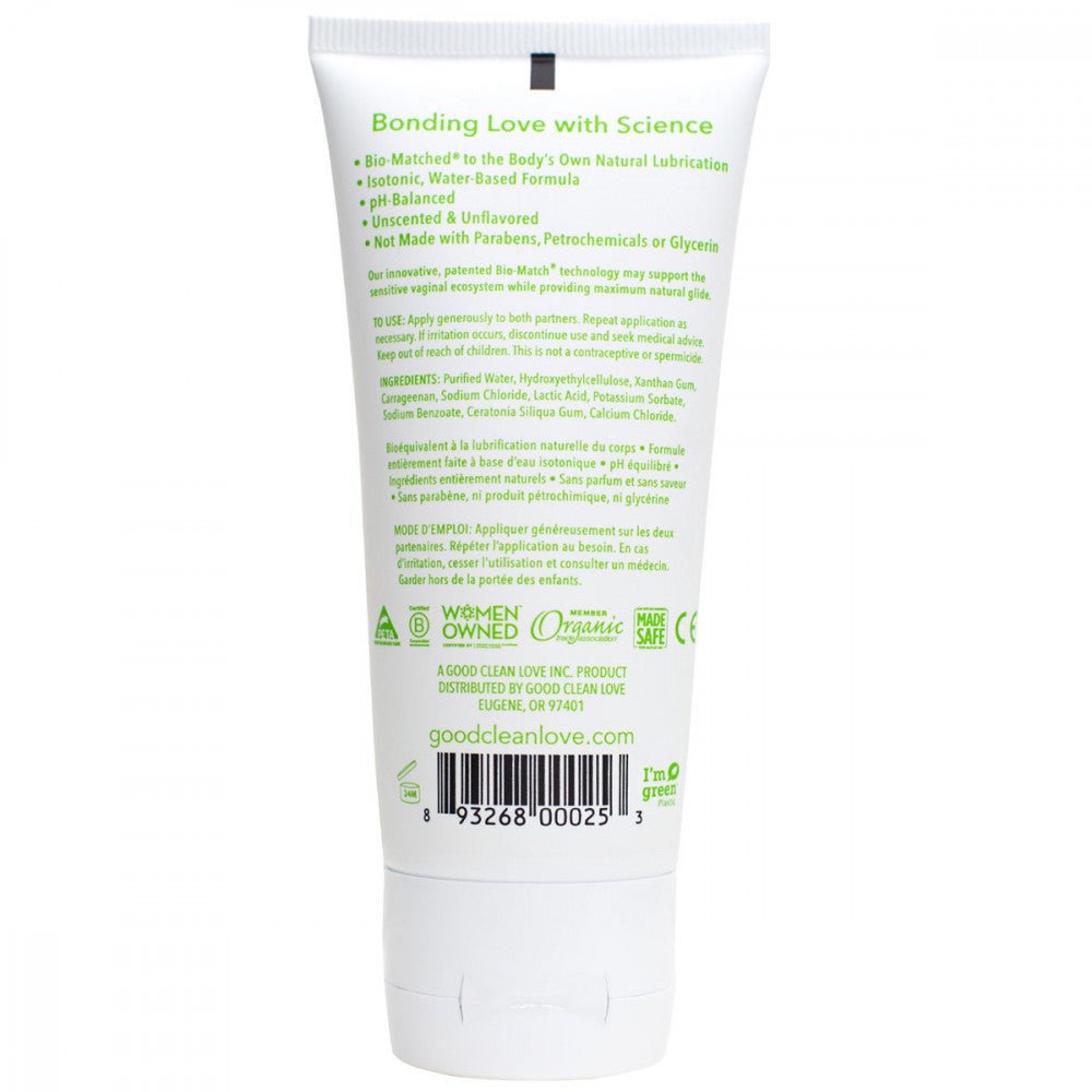 Good Clean Love BioNude Lube Water Based Lube