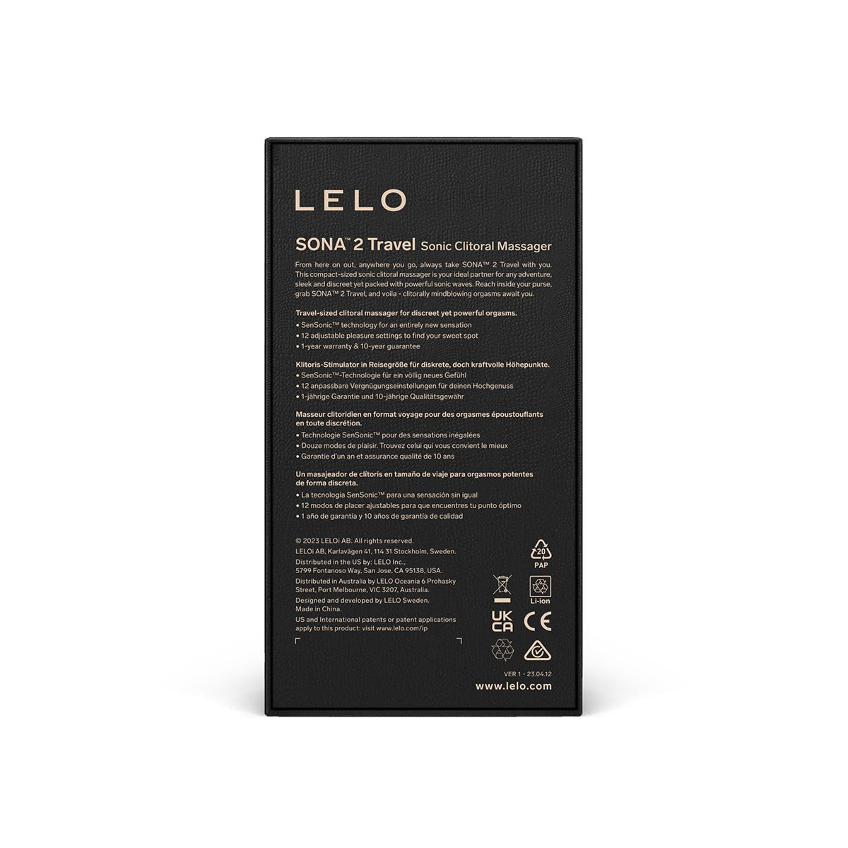 LELO Sona 2 Travel Clitoral Stimulators