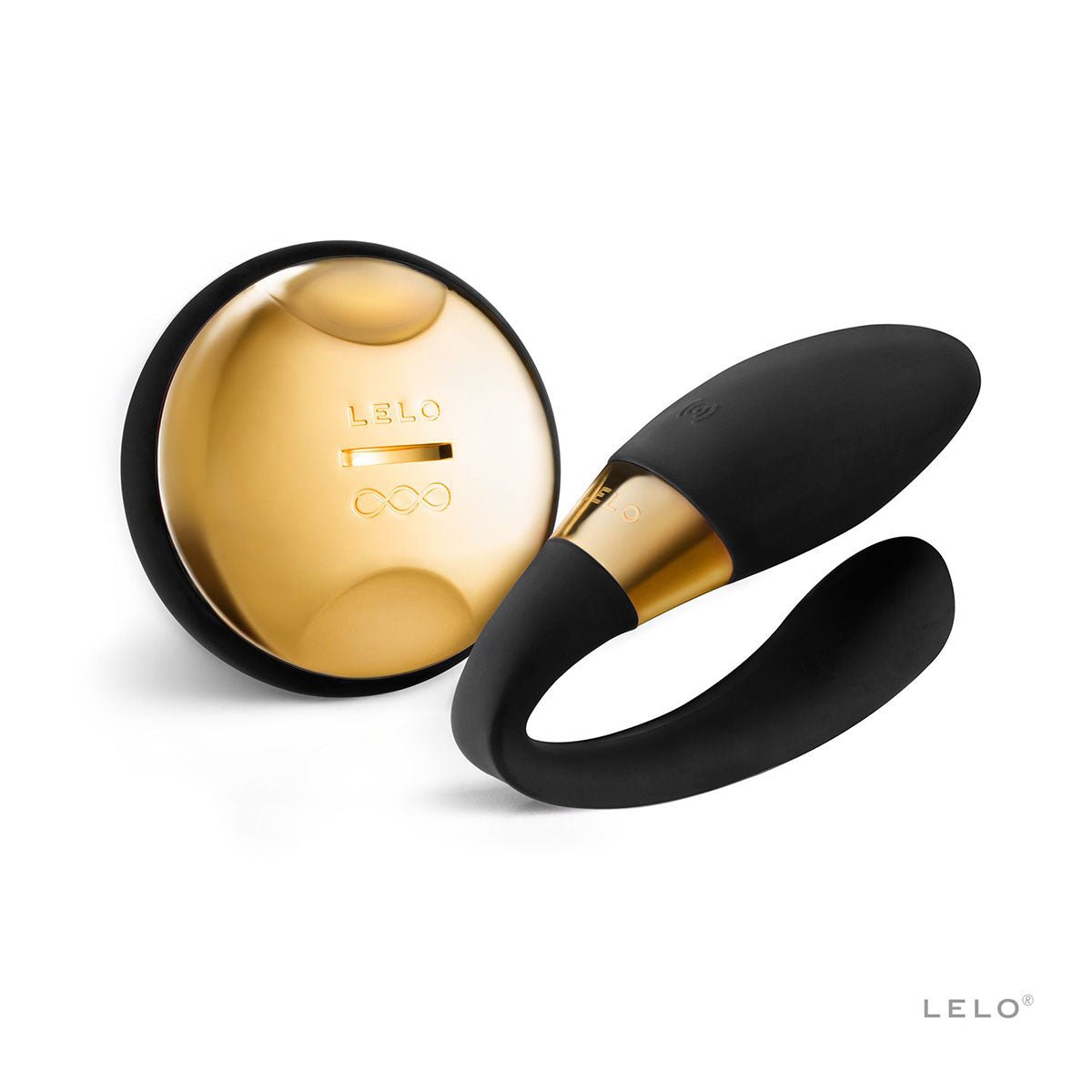 LELO Tiani 24K Obsidian Black Couples Vibes