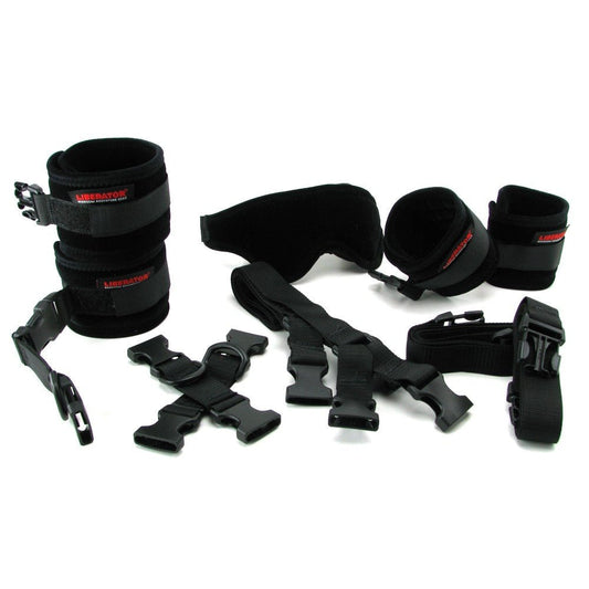 Liberator Black Label Bed Buckler Restraint Kit Black Restraint Kits