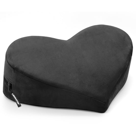 Liberator Heart Wedge Positioning Pillow Black Liberator Shapes