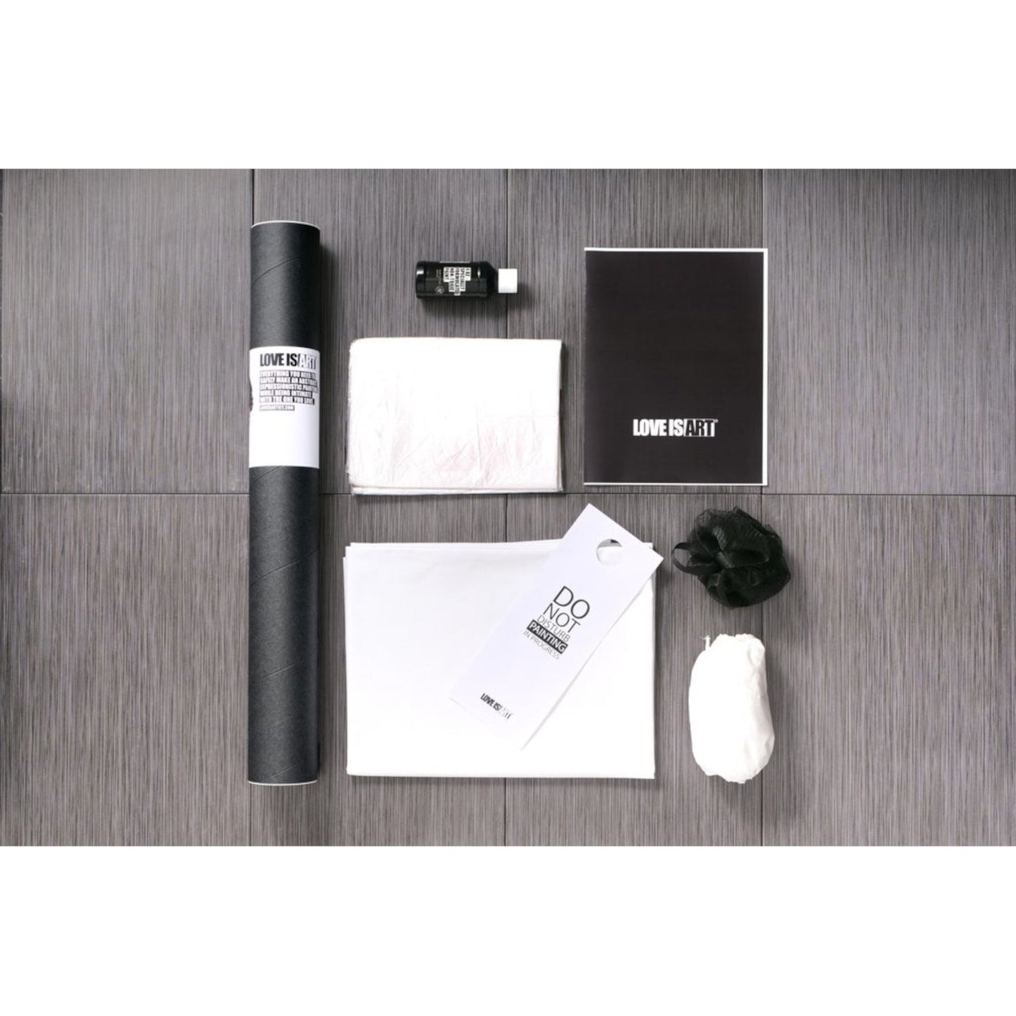 Love is Art Canvas and Paint Kit for Couples Canvas Kit