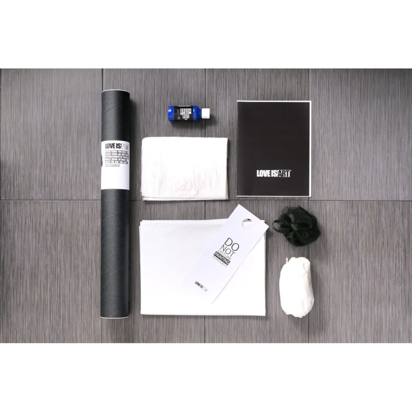 Love is Art Canvas and Paint Kit for Couples Canvas Kit