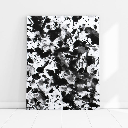 Love is Art Canvas and Paint Kit for Couples Black Canvas Kit