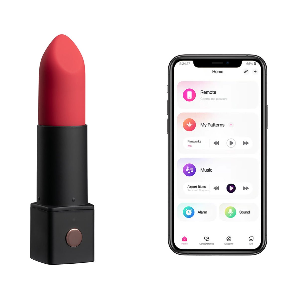 Lovense Exomoon Lipstick Vibrator External Stimulators