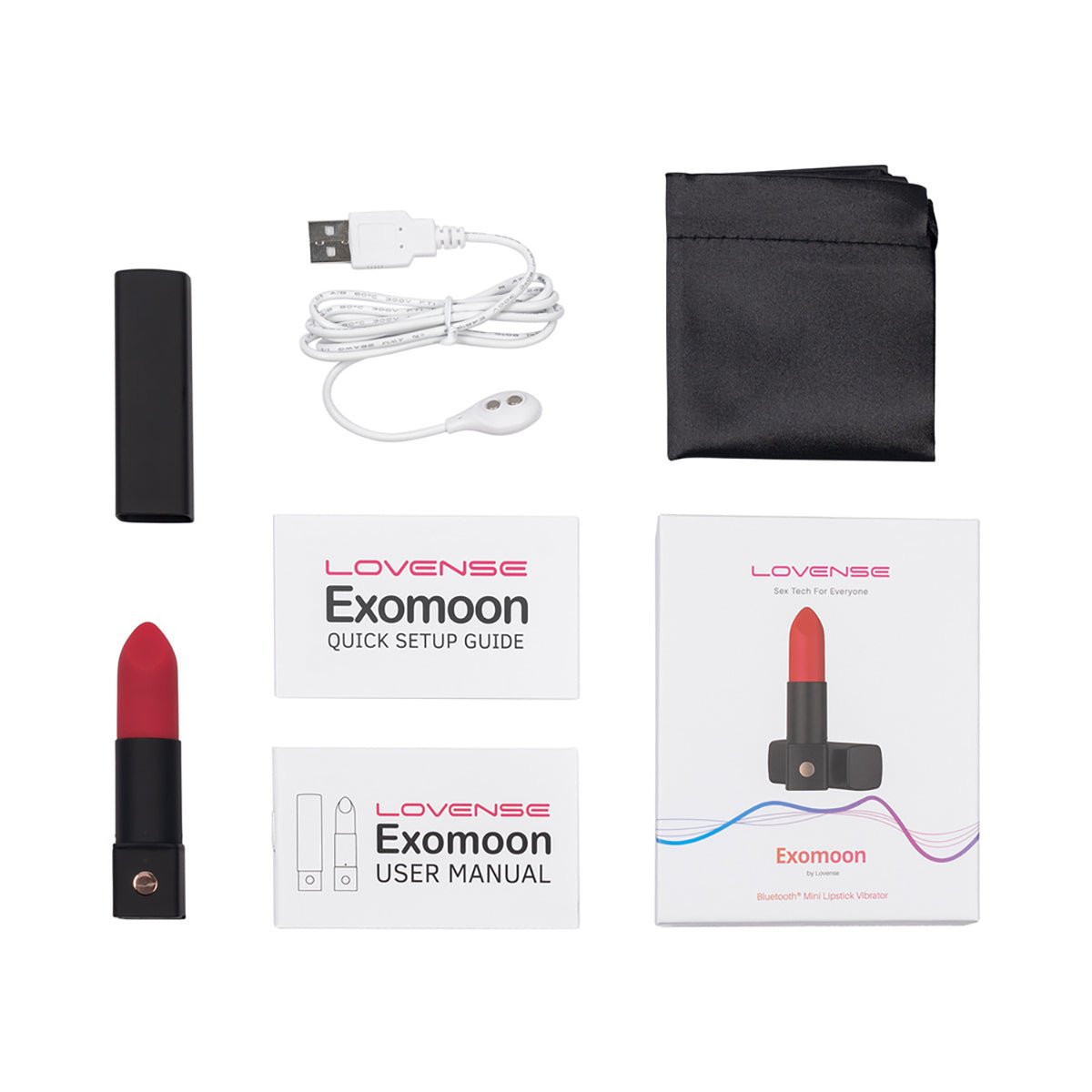Lovense Exomoon Lipstick Vibrator External Stimulators