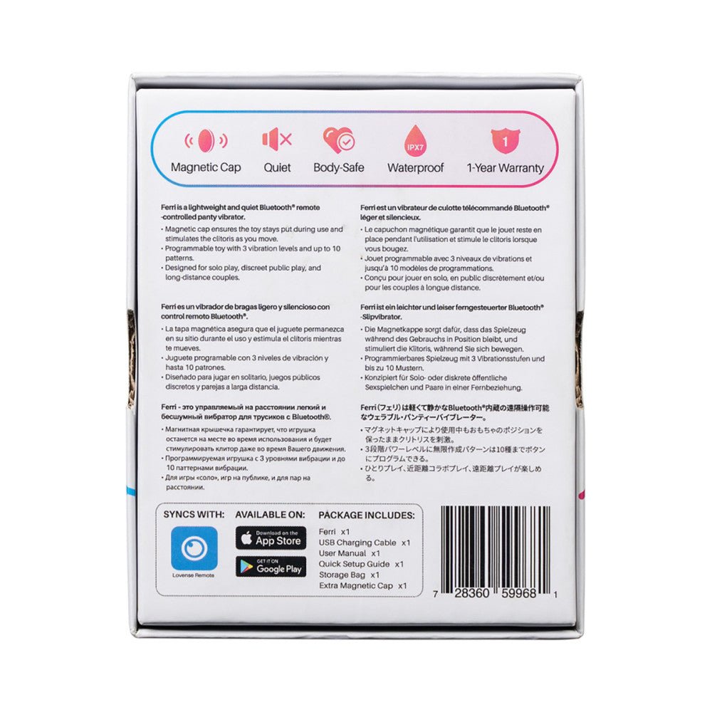 Lovense Ferri Panty Vibrator External Stimulators