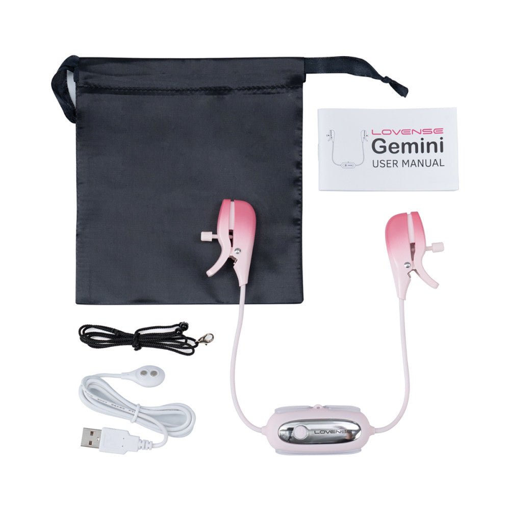 Lovense-Lovense Gemini Vibrating Nipple Clamps - SugarX