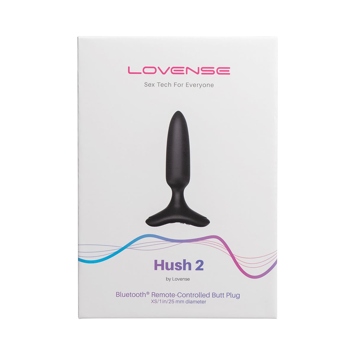 Lovense-Lovense Hush 2 Vibrating Butt Plug - SugarX