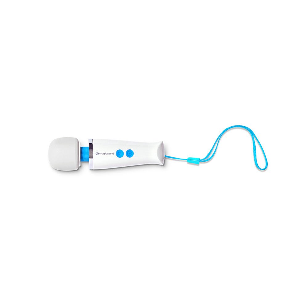 Magic Wand Vibrator Micro Rechargeable lying horizontally on a plain white background. Available at SugarX in the Wand Vibrator section of the Sex Toy collection.