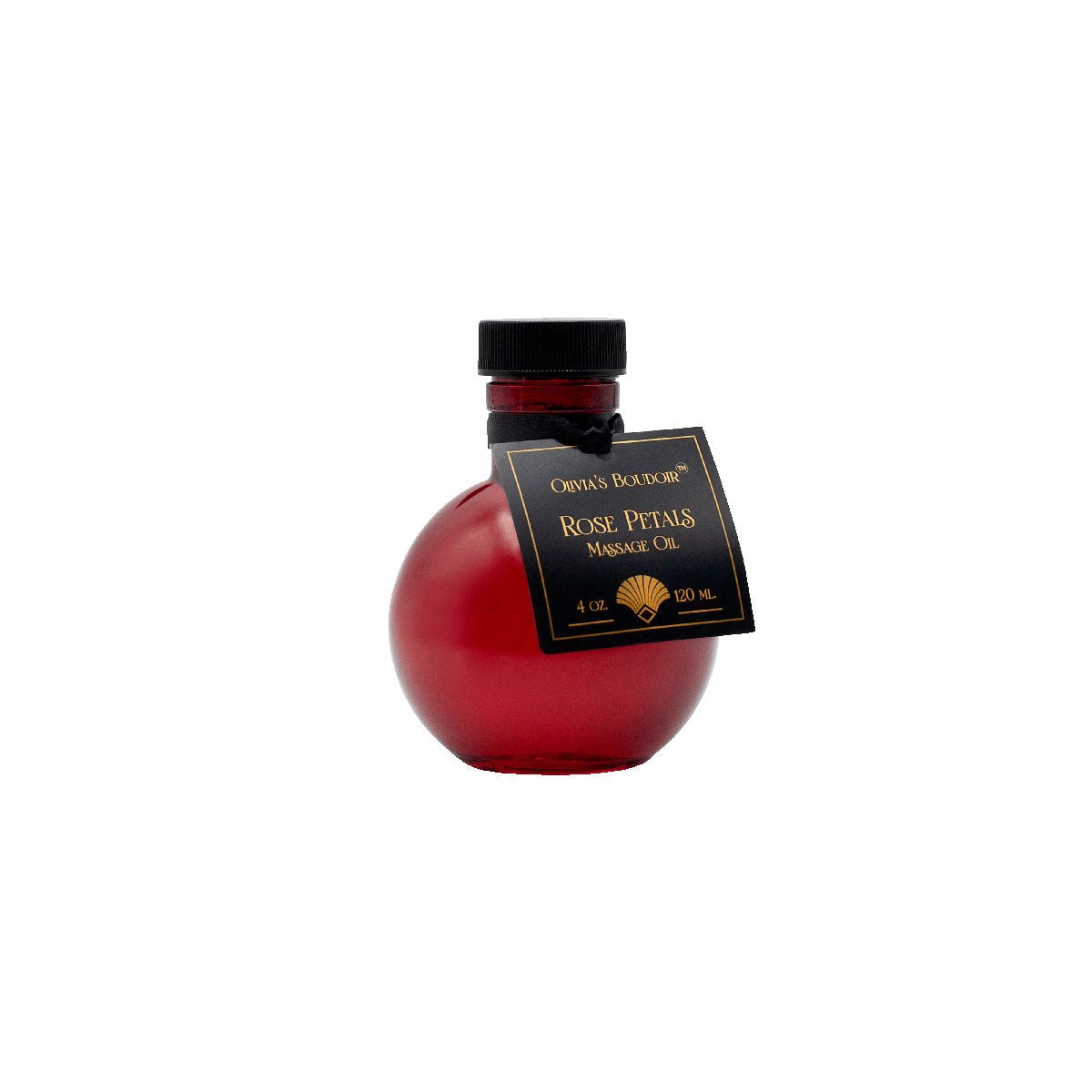 Olivia's Boudoir Massage Oil 4oz. - Rose Petals Massage Oil