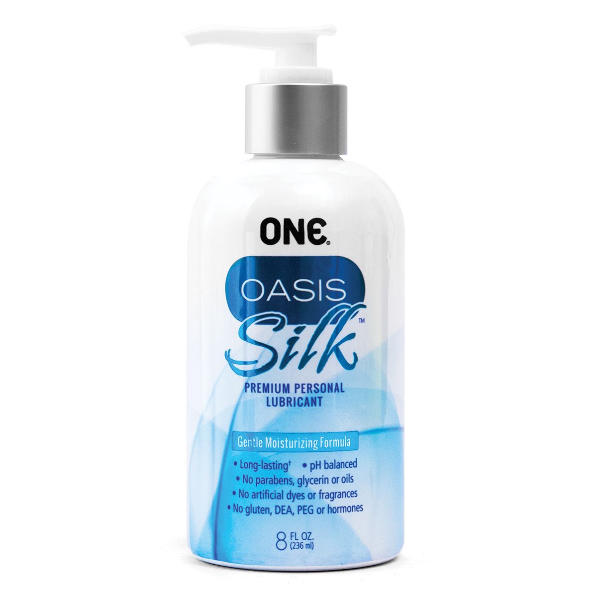 ONE Oasis Silk Lubricant 8 oz Hybrid Lube
