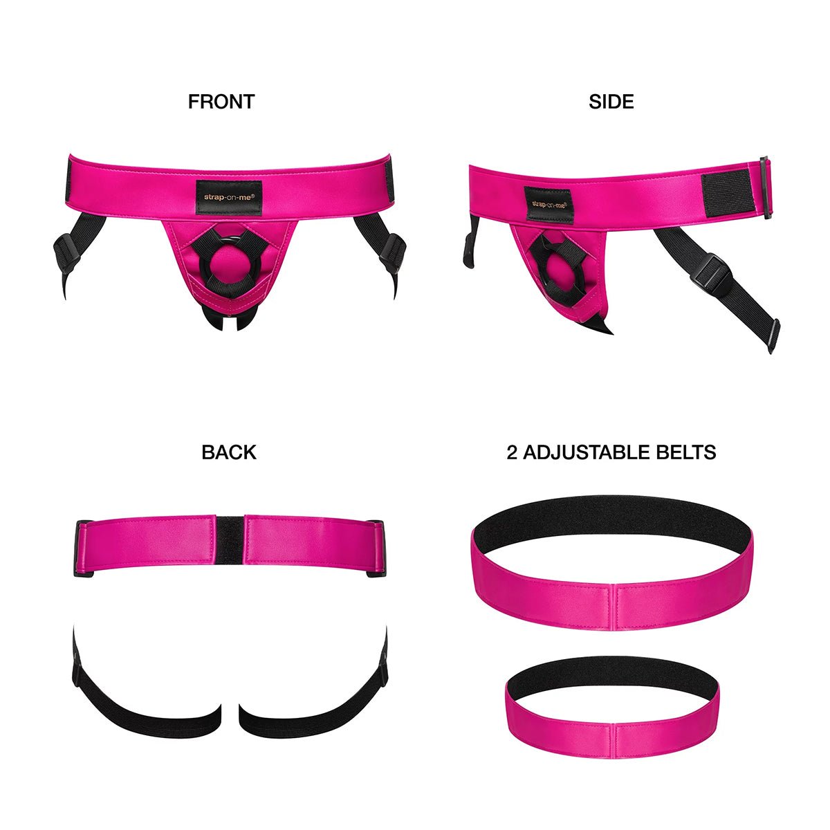 Strap-On-Me Curious Leatherette Harness Strap-on Harness