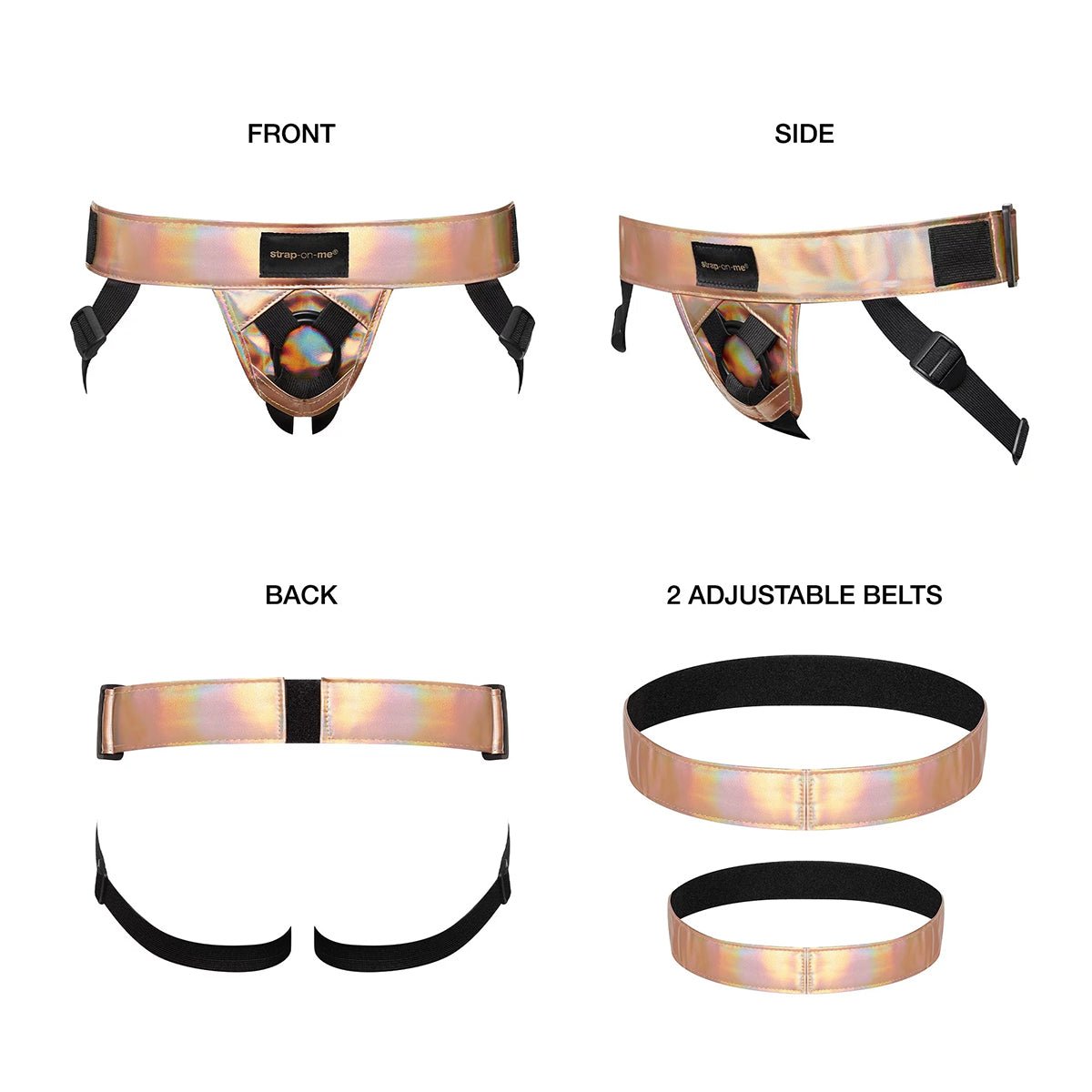 Strap-On-Me Curious Leatherette Harness Strap-on Harness