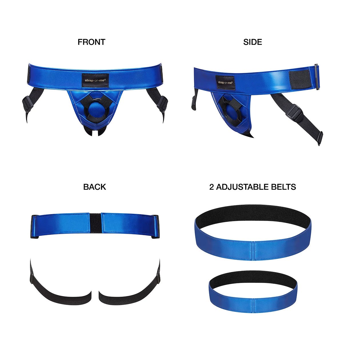Strap-On-Me Curious Leatherette Harness Strap-on Harness