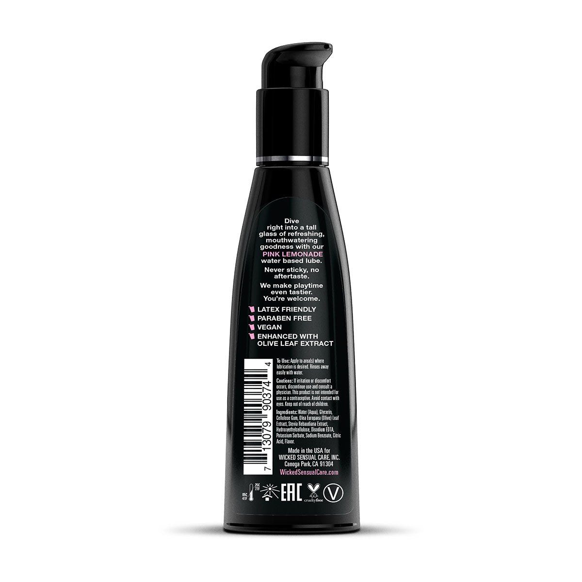 Wicked Aqua Pink Lemonade 4oz Water Based Lube