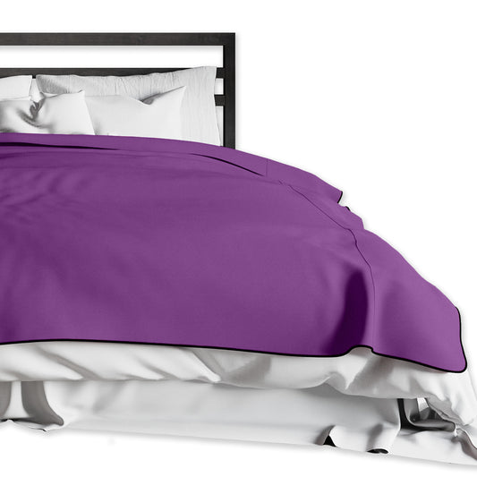 Liberator Fascinator Throw Moister-Proof Sensual Blanket King Size Aubergine Throws