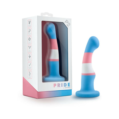 Avant Pride P2 - True Blue showcasing its design as a non-realistic non-phallic dildo. Available at SugarX in Sex Toys in the Dildo collection.