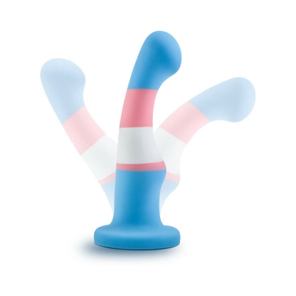 Avant Pride P2 - True Blue showcasing its design as a non-realistic non-phallic dildo. Available at SugarX in Sex Toys in the Dildo collection.