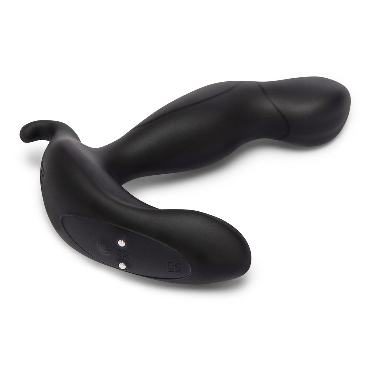 B-Vibe 360 Plug - Black on white background. Available at SugarX in Sex Toys in the Butt Plug collection.