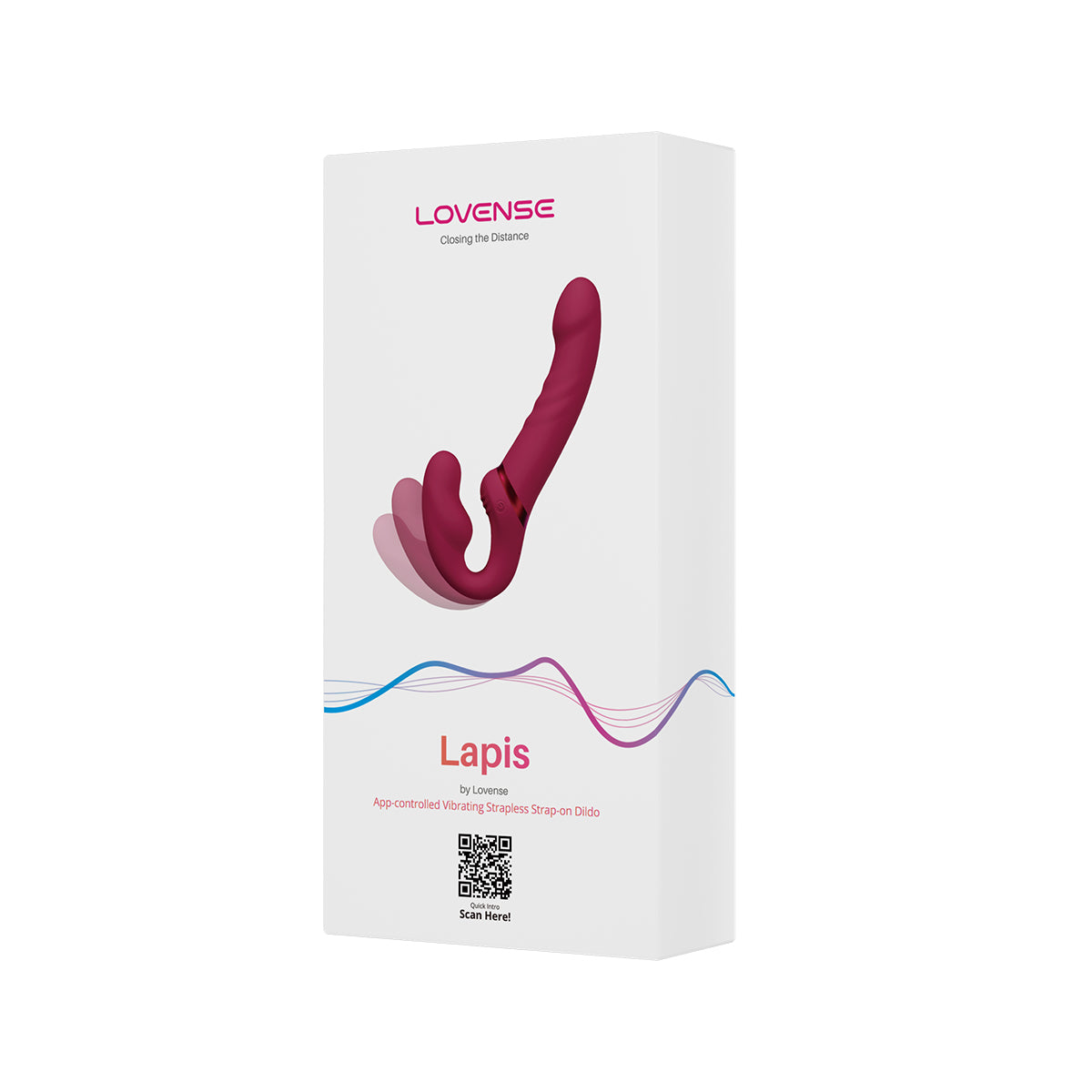 Lovense Lapis Vibrating Strapless Strap-On