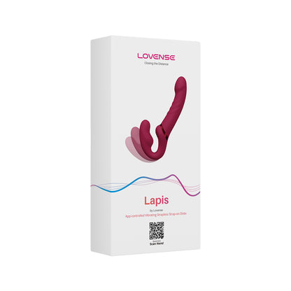 Lovense Lapis Vibrating Strapless Strap-On