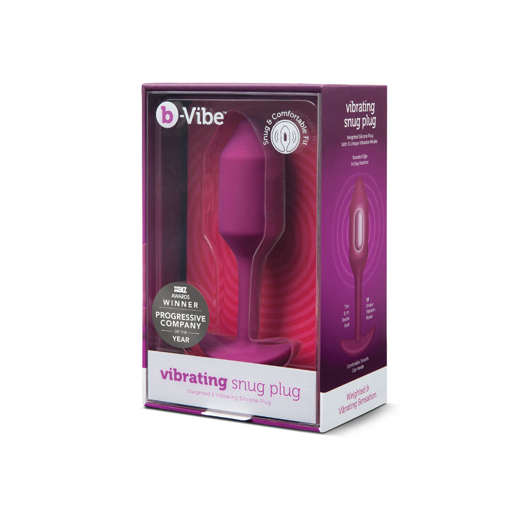 B-Vibe Vibrating Snug Plug 2 - Rose