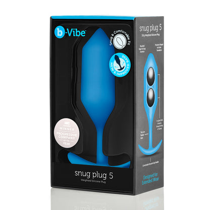 B-Vibe Snug Plug 5 - Blue