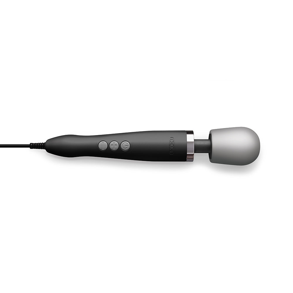 Doxy Originally Massager wand vibrator lying horizontally on a plain white background. Available at SugarX in the Vibrators collection.