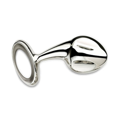 Njoy Pure Plug 2.0 XL stainless steel butt plug with oversized handle at SugarX.