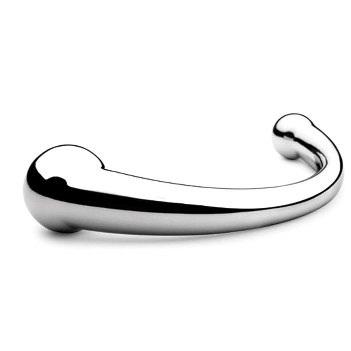 njoy Pure Wand g-spot dildo made of luxury stainless steel at SugarX.