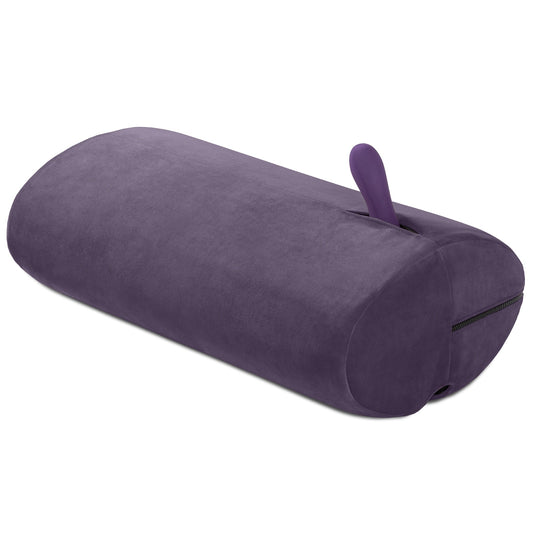 Showcasing the versatile Liberator Wing sex toy mount in Aubergine, designed for hands-free play. Available at SugarX.